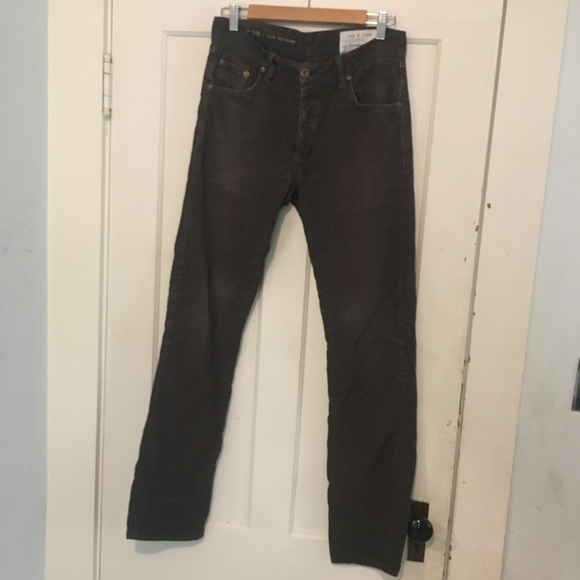 Men’s Rag & Bone Brown Corduroy Button up Pants 30 - Picture 5 of 16